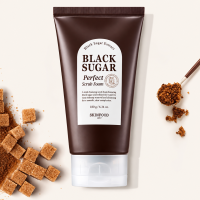 Skinfood Black Sugar Perfect Scrub Foam, 180 g  1 unit Made in korea
