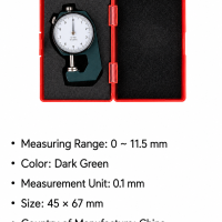 Mini Thickness Gauge - Dark Green