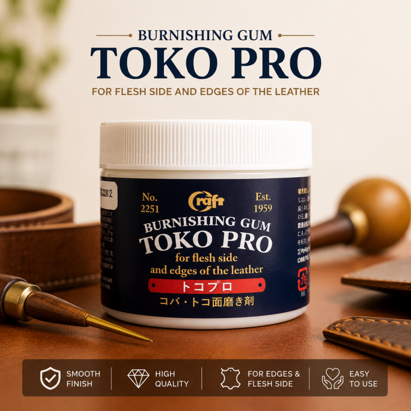 15892 Craft sha Toko pro Leather edge Burnishing Gum 100g Made in japan