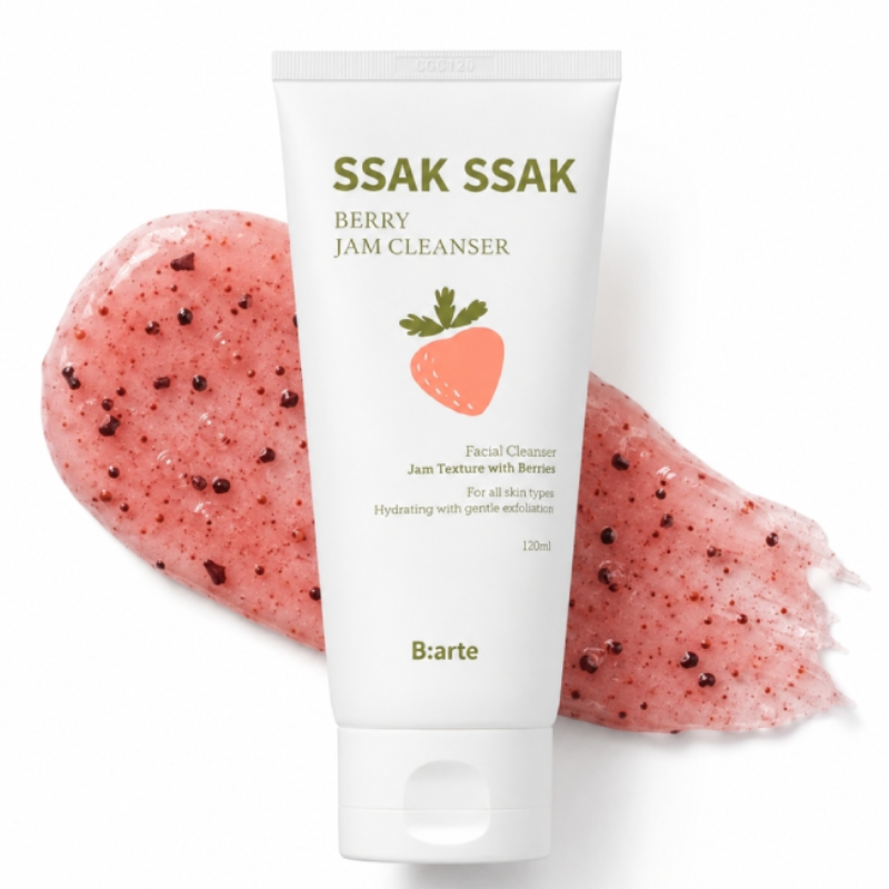 Viarthe Ssakssak Berry Jam Cleanser deep cleansing mildly acidic pore blackhead sebum dead skin cells low-irritation cleanser 120ml